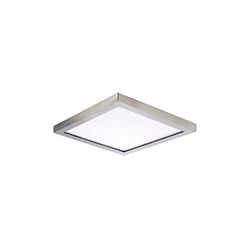Wafer LED Flush Mount in Satin Nickel by Maxim