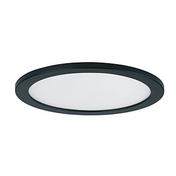 Wafer LED Flush Mount in Black by Maxim