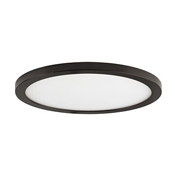 Wafer LED Flush Mount in Bronze by Maxim