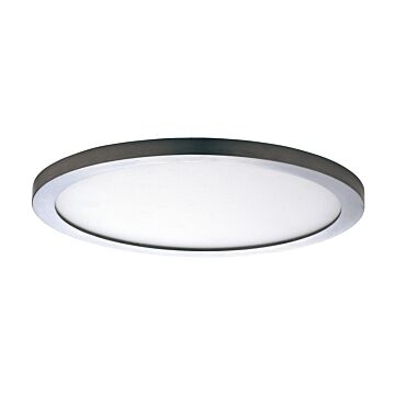 Wafer LED Flush Mount in Satin Nickel by Maxim