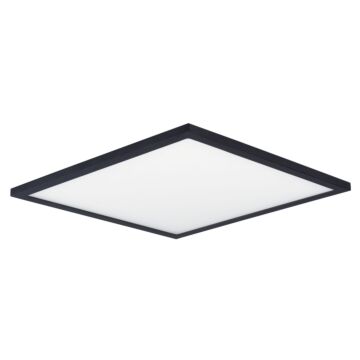 Wafer LED Flush Mount in Black by Maxim