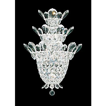 Trilliane Four Light Wall Sconce in Silver by Schonbek