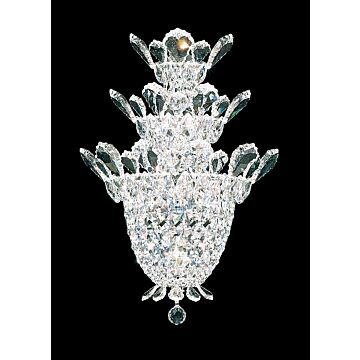 Trilliane Four Light Wall Sconce in Silver by Schonbek