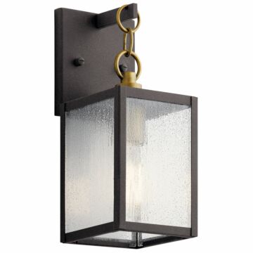 Lahden One Light Outdoor Wall Mount in Weathered Zinc by Kichler