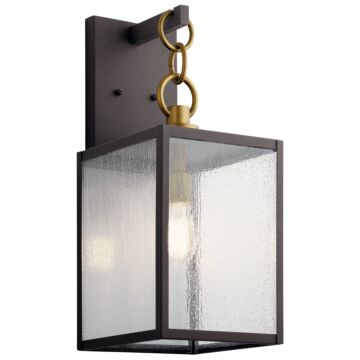 Lahden One Light Outdoor Wall Mount in Weathered Zinc by Kichler