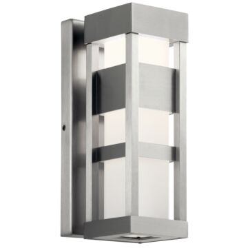 Ryler LED Outdoor Wall Mount in Brushed Aluminum by Kichler