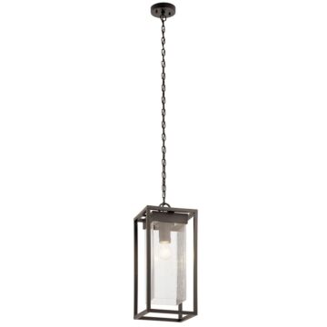 Mercer One Light Outdoor Pendant in Olde Bronze by Kichler