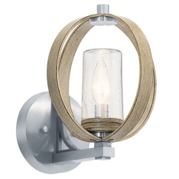 Grand Bank One Light Outdoor Wall Mount in Distressed Antique Gray by Kichler