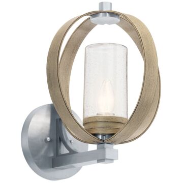 Grand Bank One Light Outdoor Wall Mount in Distressed Antique Gray by Kichler