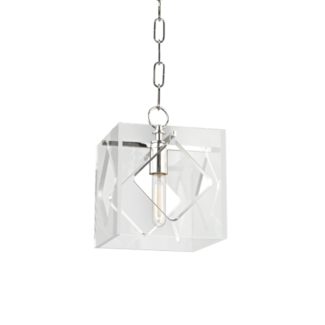  Travis Pendant Light in Polished Nickel