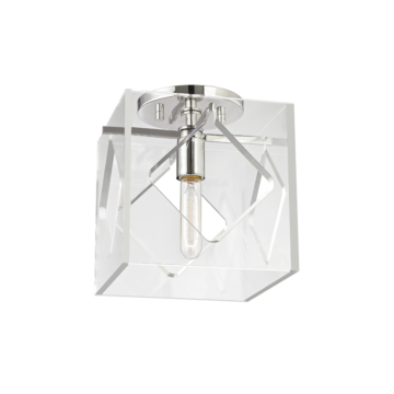  Travis Ceiling Light in Polished Nickel