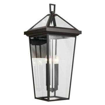 Regence Four Light Outdoor Wall Mount in Olde Bronze by Kichler