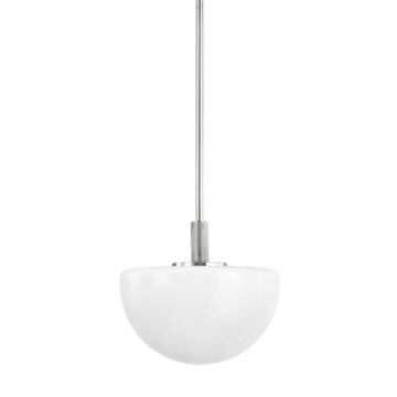 Lethbridge 1-Light Pendant in Polished Nickel