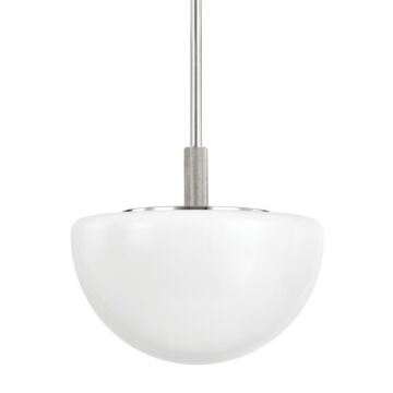 Lethbridge 1-Light Pendant in Polished Nickel