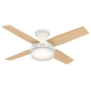 Dempsey 44"Ceiling Fan in Fresh White by Hunter
