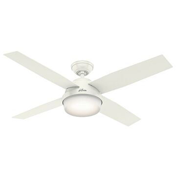 Dempsey 52"Ceiling Fan in Fresh White by Hunter