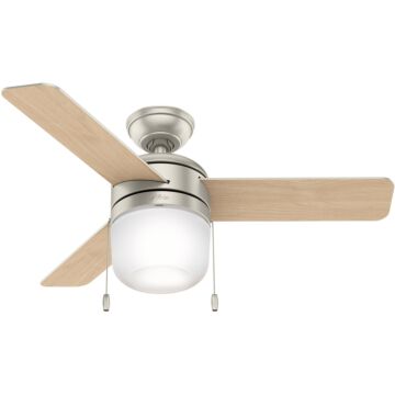 Hunter Acumen 42 Inch 1 Light Ceiling Fan in Matte Nickel
