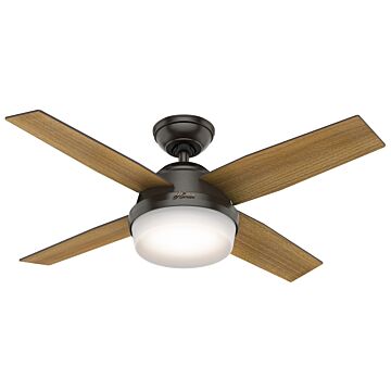 Dempsey 44"Ceiling Fan in Noble Bronze by Hunter