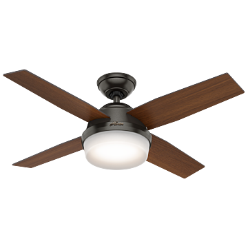 Hunter Dempsey 2 Light 44 Inch Indoor Ceiling Fan in Noble Bronze