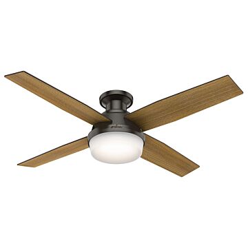 Dempsey 52"Ceiling Fan in Noble Bronze by Hunter