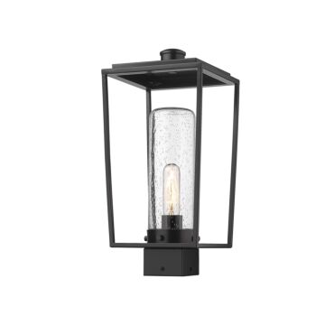 Z-Lite Sheridan 1-Light Outdoor Post Mount Fixture Light In Black