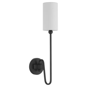 Charlotte One Light Wall Mount in Matte Black by Quorum International