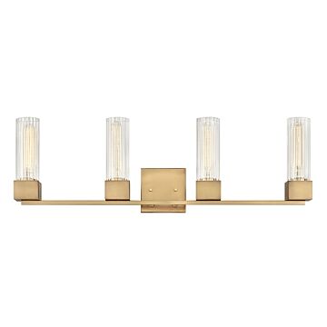 Hinkley Xander 4-Light Bathroom Vanity Light In Heritage Brass