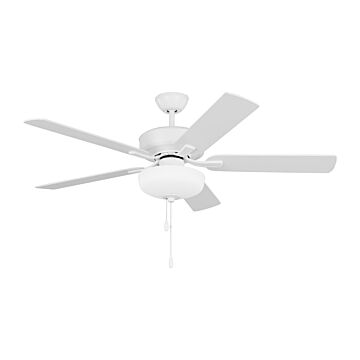 Linden 2-Light 52" Ceiling Fan in Matte White