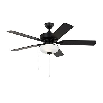 Linden 2-Light 52" Ceiling Fan in Midnight Black