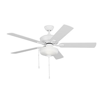 Linden 2-Light 52" Ceiling Fan in Matte White