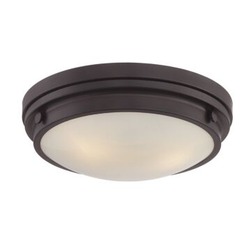 Lucerne Three Light Flush Mount in English Bronze by Savoy House