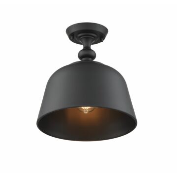 Savoy House Berg 1 Light Ceiling Light in Matte Black