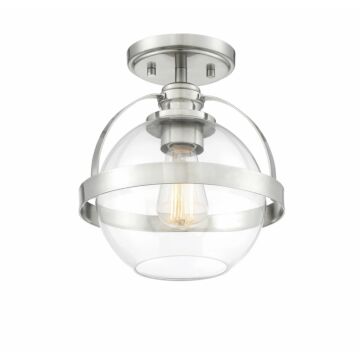 Savoy House Pendleton 1 Light Ceiling Light in Satin Nickel