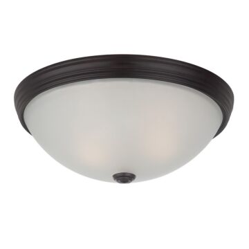 Flush Mount Two Light Flush Mount in English Bronze by Savoy House