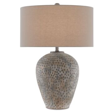 Junius 1-Light Table Lamp in Earth Gray