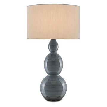 Cymbeline 1-Light Table Lamp in Steel Blue