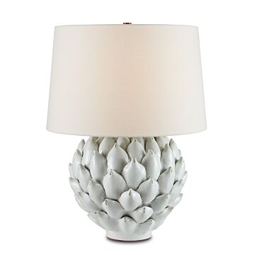 Cynara 1-Light Table Lamp in Antique White