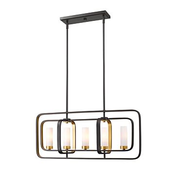 Z-Lite Aideen 5-Light Chandelier In Bronze Gold