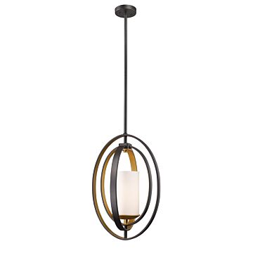 Z-Lite Ashling 1-Light Mini Pendant Light In Bronze Gold