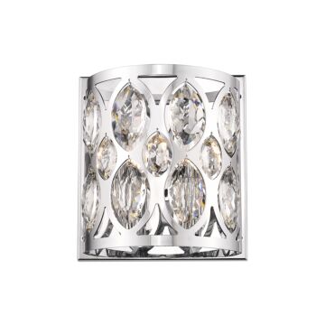 Z-Lite Dealey 2-Light Wall Sconce In Chrome