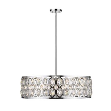Z-Lite Dealey 8-Light Chandelier In Chrome