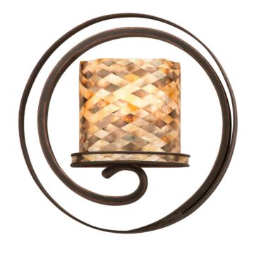 Monaco One Light Wall Sconce in Antique Copper by Kalco