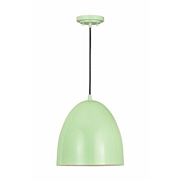 Z-Lite Z Studio Dome Pendant 1-Light Pendant Light In Mint