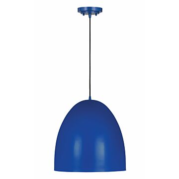 Z-Lite Z Studio Dome Pendant 3-Light Pendant Light In Blue