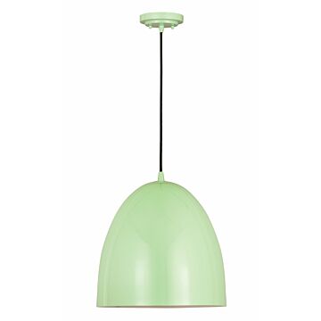 Z-Lite Z Studio Dome Pendant 3-Light Pendant Light In Mint
