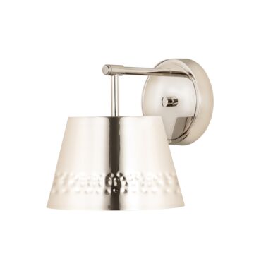 Z-Lite Maddox 1-Light Wall Sconce In Polished Nickel