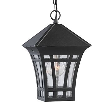 Generation Lighting Herrington Outdoor Hanging Light in Black