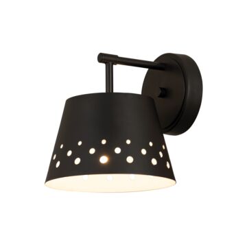 Z-Lite Katie 1-Light Wall Sconce In Matte Black