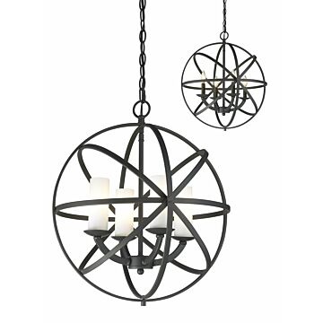 Z-Lite Aranya 4-Light Pendant Light In Bronze