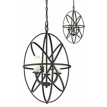 Z-Lite Aranya 3-Light Pendant Light In Bronze